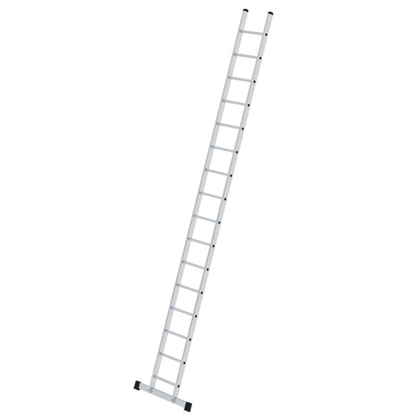 PROREGAL Sprossen-Anlegeleiter mit Standard-Traverse 16 Sprossen