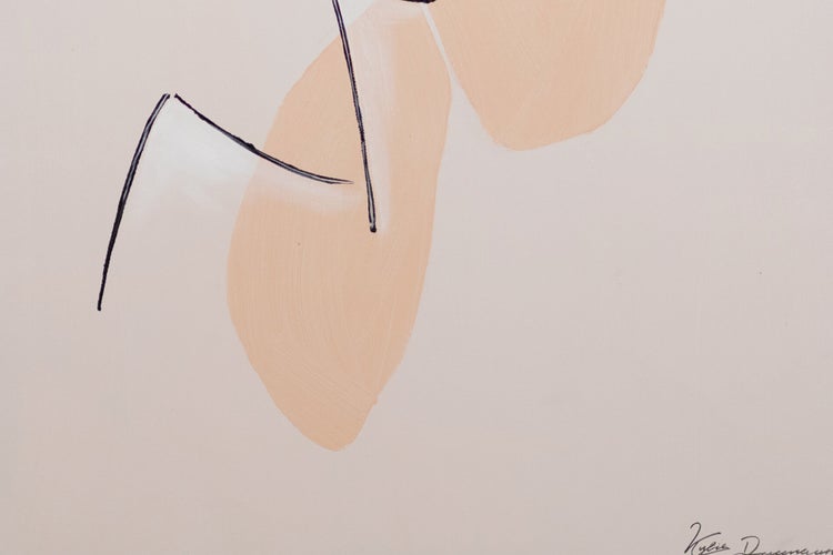 Handgemaltes Gemälde Acrylfarbe 60x90cm Rosa