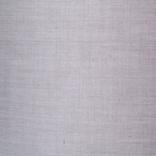 Lampenschirm (Ø 40 cm), Stoff, Höhe 30 cm, rund, Aufnahme für Fassung E27 42 mm, Ersatzschirm für Hängelampen, Stehlampen, Grau