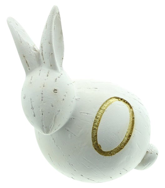 FRANK FLECHTWAREN | Hase Osterbande, 6er Set, POLYRESIN, 7 x 5 x 8 cm