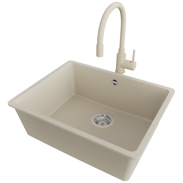 Spüle mit Wasserhahn