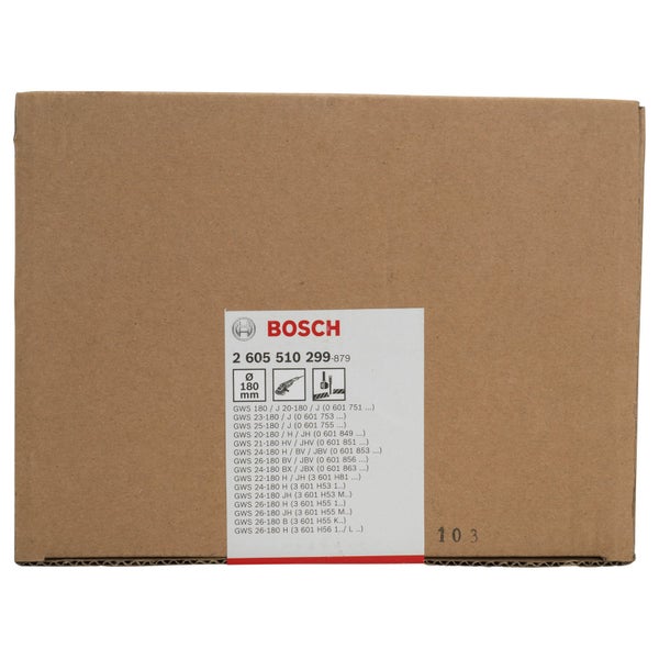 Verpackungskarton mit der Aufschrift Bosch 2 605 510 299-879