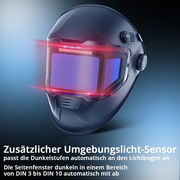 Schweißhelm mit automatischer Abdunkelung