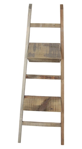 FRANK FLECHTWAREN | Pflanzleiter Rustikal, HOLZ, FOLIE, 110 x 41 x 26 cm