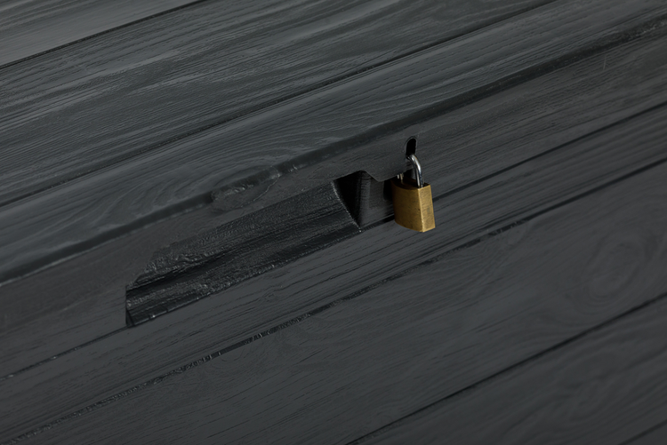 Nahaufnahme einer Trompetenblume mit Blättern