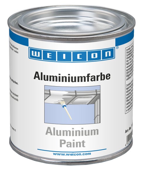 WEICON Aluminiumfarbe|Korrosionsschutz aus Aluminiumpigmentbeschichtung|375 ml