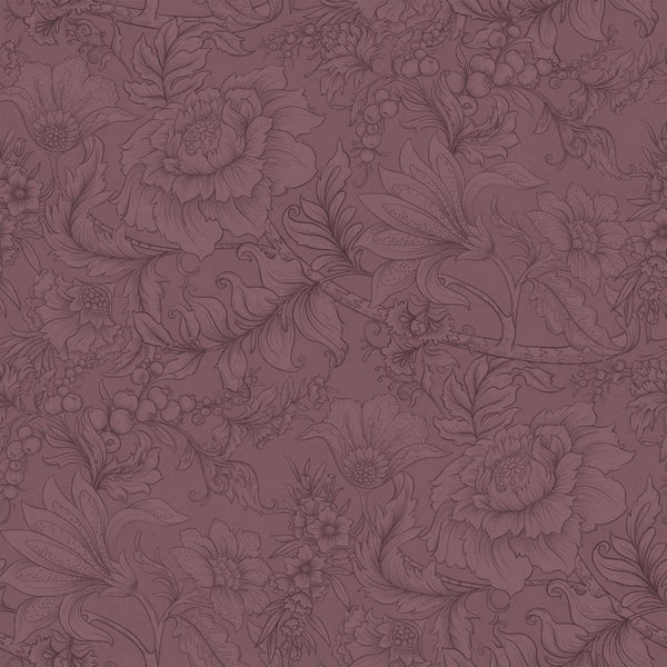 Tapete mit floralem Muster