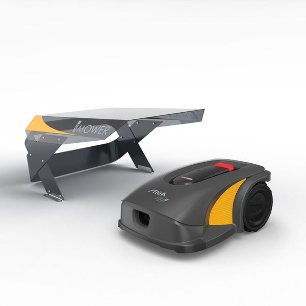 Stiga Mähroboter und Mährobotergarage