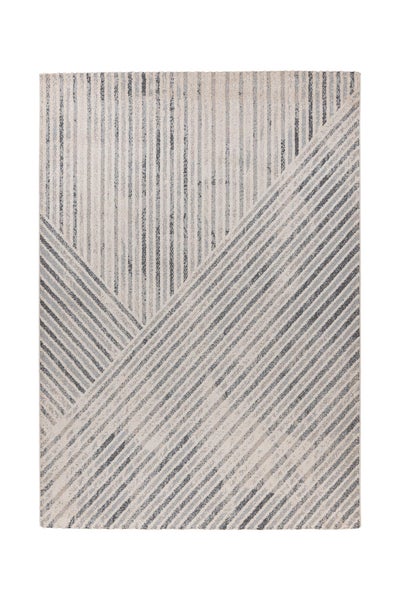 Kurzflor Teppich Regalia Beige / Grau 10 mm Modern 160 x 230 cm