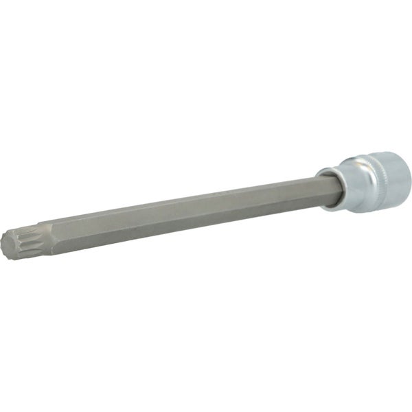 BRILLIANT TOOLS 1/2 Vielzahn-Bit-Stecknuss 200 mm lang M10 - BT022961