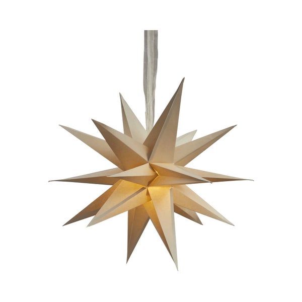 Papierstern zum Aufhängen
