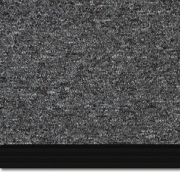 FLOORDIREKT Stufenkantenprofil Toronto - Treppenkantenprofil - Schwarz - 4 x 2,5 x 120 cm