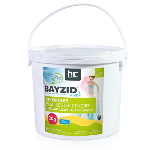 Bayzid Chlortabletten, 5 Kilogramm, langsam löslich, zur Wasseraufbereitung