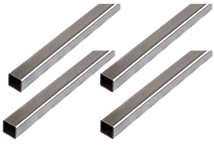 Vierkantrohr aus Metall mit quadratischem Querschnitt für den Konstruktionsbau