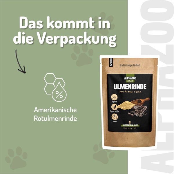 alphazoo Ulmenrinde Pulver 120g