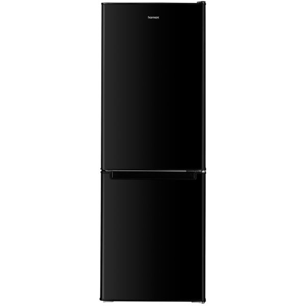 homeX Kühlschrank mit Gefrierfach Kühl-Gefrierkombination freistehend 173 Liter Nutzinhalt 40 dB CFS1110-B schwarz