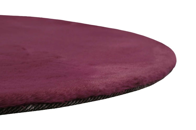 Teppich Rund Violett kuschelig & flauschig Vita Homie Living 200 cm rund