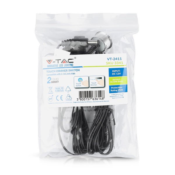 V-TAC Touch Dimmer Schalter in Verpackung