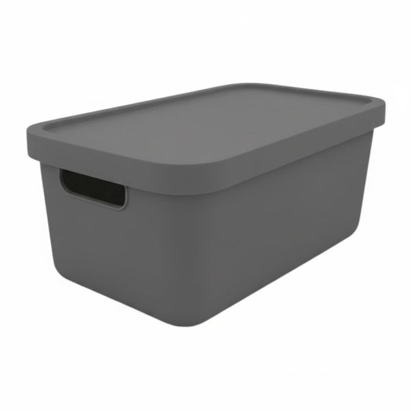 Aufbewahrungsbox aus Kunststoff mit Deckel