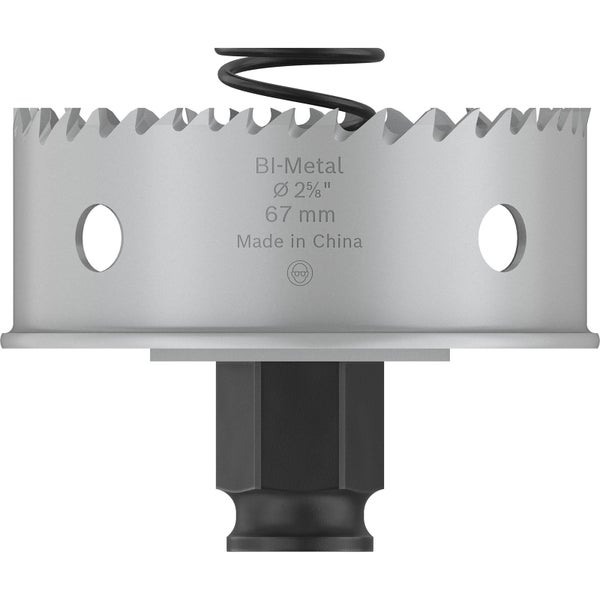 Bimetall Lochsäge, Durchmesser 67 Millimeter
