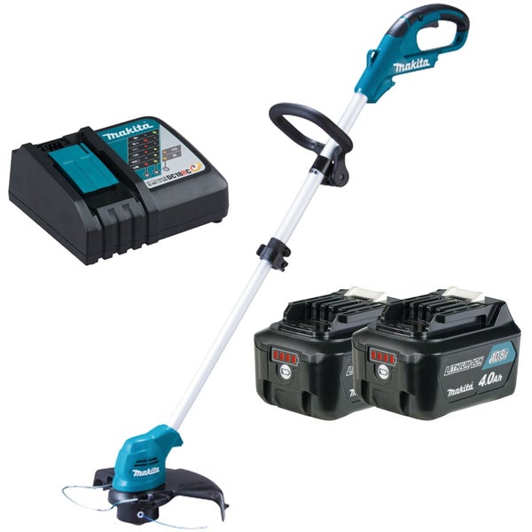 Makita UR100DSME Akku-Rasentrimmer 10,8V / 2x 4,0 Ah Akku + Ladegerät