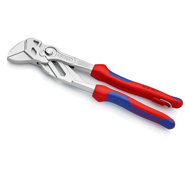 Knipex Zangenschlüssel mit Sicherungsöse - Zange und Schraubenschlüssel in einem Werkzeug - 8605250T