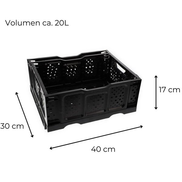 Klappbox klappbar Einkaufs Korb Kiste Falt Stapel Box Klappkiste Transport