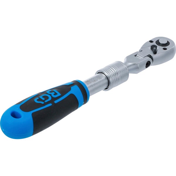 Umschaltknarre mit flexiblem Kopf und ergonomischem Griff