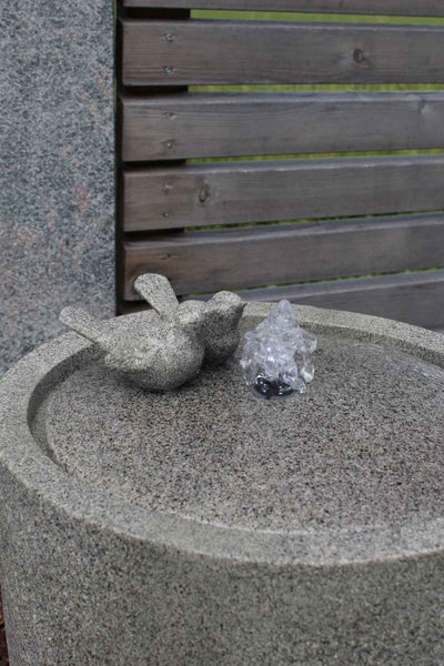 Gartenbrunnen Terrassenbrunnen FoBirds sandstein 37x42 cm Led 10883