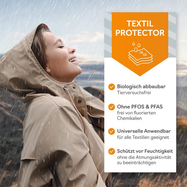 Nordicare Textil Imprägnierspray [500ml] Universal Imprägnierspray Jacke Sneaker Schuhe I Imprägnierung's Spray Regenjacke, Goretex I Textil Schuh wasserdicht imprägnieren