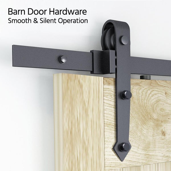 Schiebetürbeschlag mit Laufschiene und Türstopper