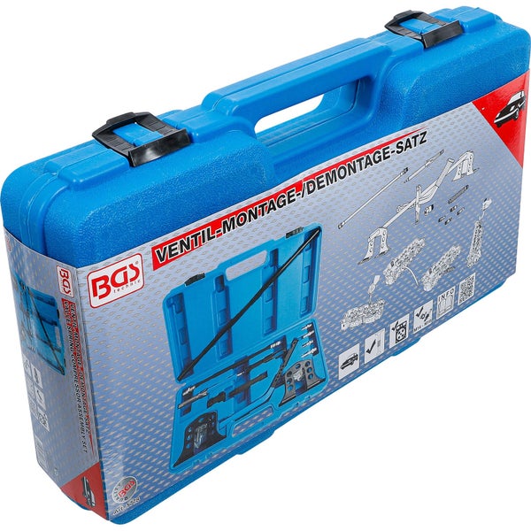 Ventilfeder Spanner Satz im blauen Koffer