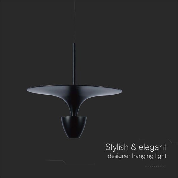 V-TAC VT-7832-B - Designer-Deckenleuchten - Designer-Hängelampen - IP20 - Schwarzes Gehäuse - 9