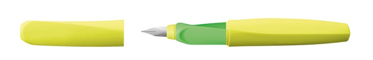 Pelikan Füller Twist Neon Gelb, Feder M, Rechts- und Linkshänder