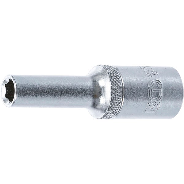 BGS Steckschlüssel-Einsatz Sechskant tief Antrieb Innenvierkant 12,5 mm (1/2) SW 8 mm - 9355