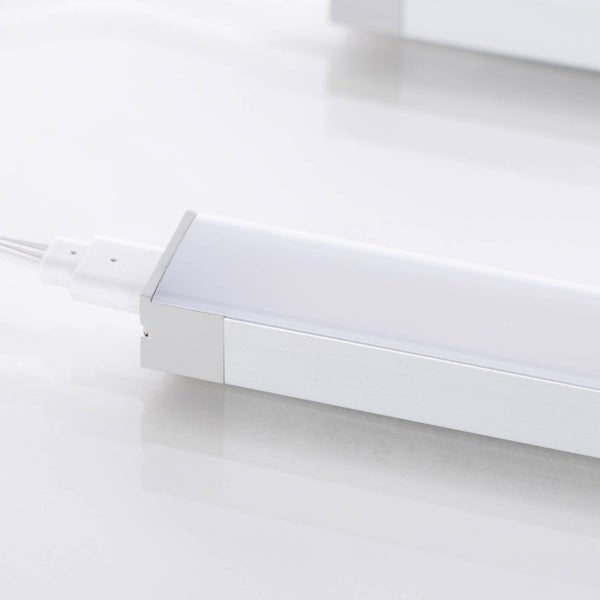 PRIOS 3er Set LED Unterschrankleuchten (Unterbauleuchte) Esbena dimmbar mit Bewegungsmelder (Modern) in Alu (3 flammig, ) Wohnzimmerleuchte