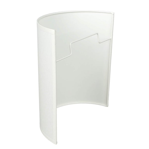 Halbrunder Lampenschirm aus Stoff