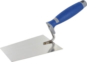 Glättekelle mit Metallblatt und ergonomischem Griff