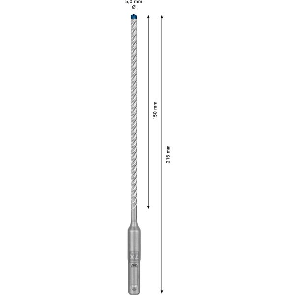 Bosch Expert SDS plus-7X Hammerbohrer 5 x 150 x 215 mm - 2608900061