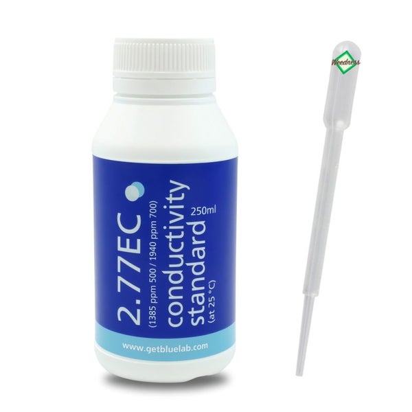 Bluelab EC-Kalibrierlösung 2,77 – 500 ml für präzise, einfache und universelle EC-Messgerätekalibrierung