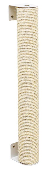 Wandkratzstamm für Katzen mit Sisal umwickelt zur Wandmontage