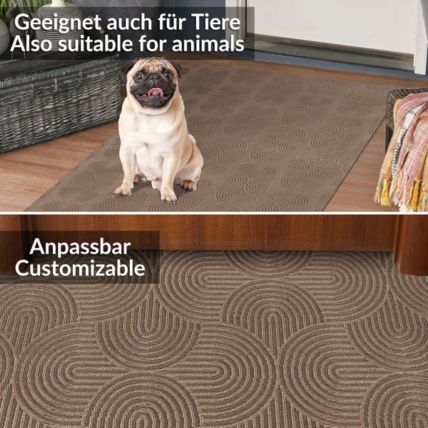 Anpassbare Fußmatte mit Muster und geeignet für Tiere