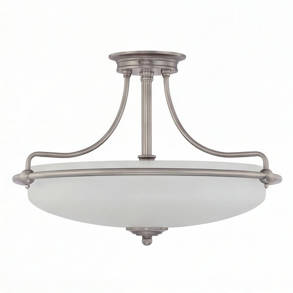 Deckenleuchte mit Glasschirm