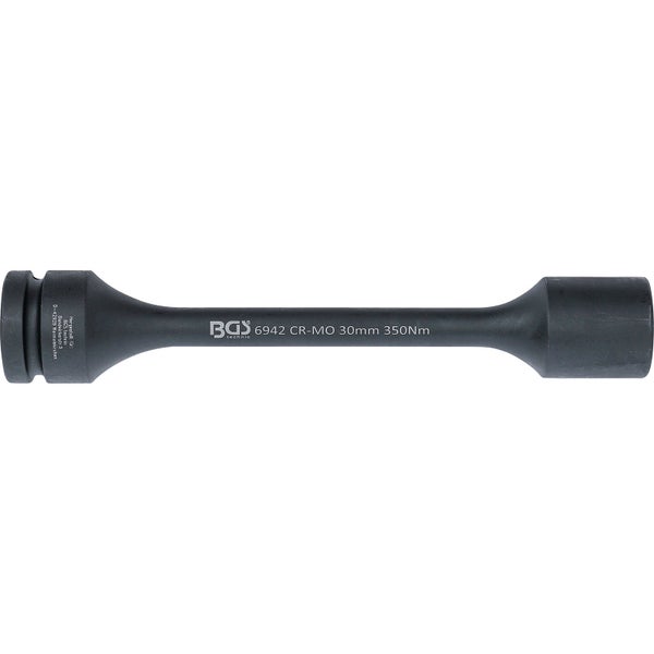BGS Torsions-Kraft-Steckschlüssel-Einsatz Sechskant Antrieb Innenvierkant 25 mm (1) SW 30 mm 350 Nm - 6942