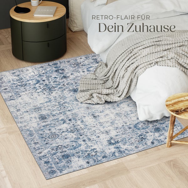 Vintage Designer Teppich tectake rutschfeste Unterseite verschiedene Größen 120 x 170 cm