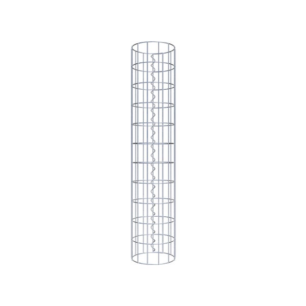 Gabionensäule Durchmesser 22 cm, MW 5 x 10 cm rund - Höhe: 1,10 m