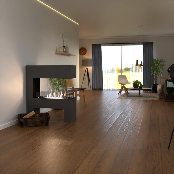 GLOW FIRE Ethanol Kamin 'Rogaland' | Ethanolofen in grau mit 3 Std. Brenndauer und 3 KW Heizleistung | BxHxT: 110x100x34 cm