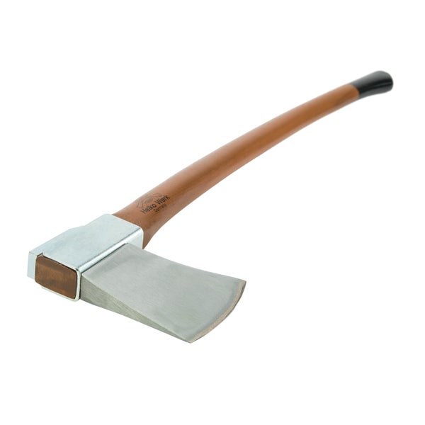 Helko Werk Spaltaxt mit Metallstielschutz und Holzstiel