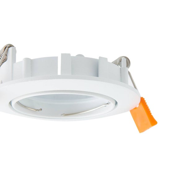 PRIOS Fibur (Modern) in Weiß aus Metall (1 flammig, GU10) Wohnzimmerleuchte