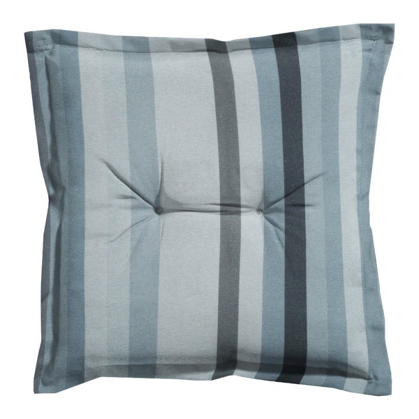 Sitzkissen Righe grau - Ca. 50x50 cm - 4er-Set